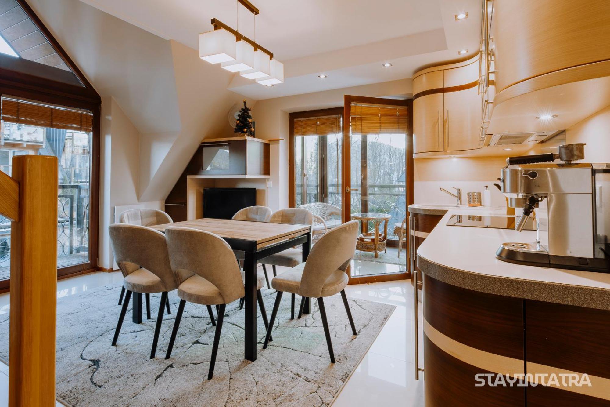 Bursztyn Mozaika Dwupoziomowy Z Kominkiem Apartment Zakopane